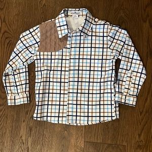 Blue Quail long sleeve plaid button up shirt size 3T